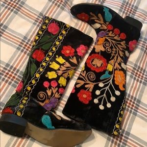 Embroidered Boots